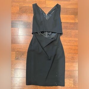 French Connection black cut out dress in size 4
